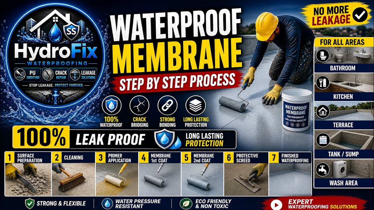 Complete Waterproof Membrane Process