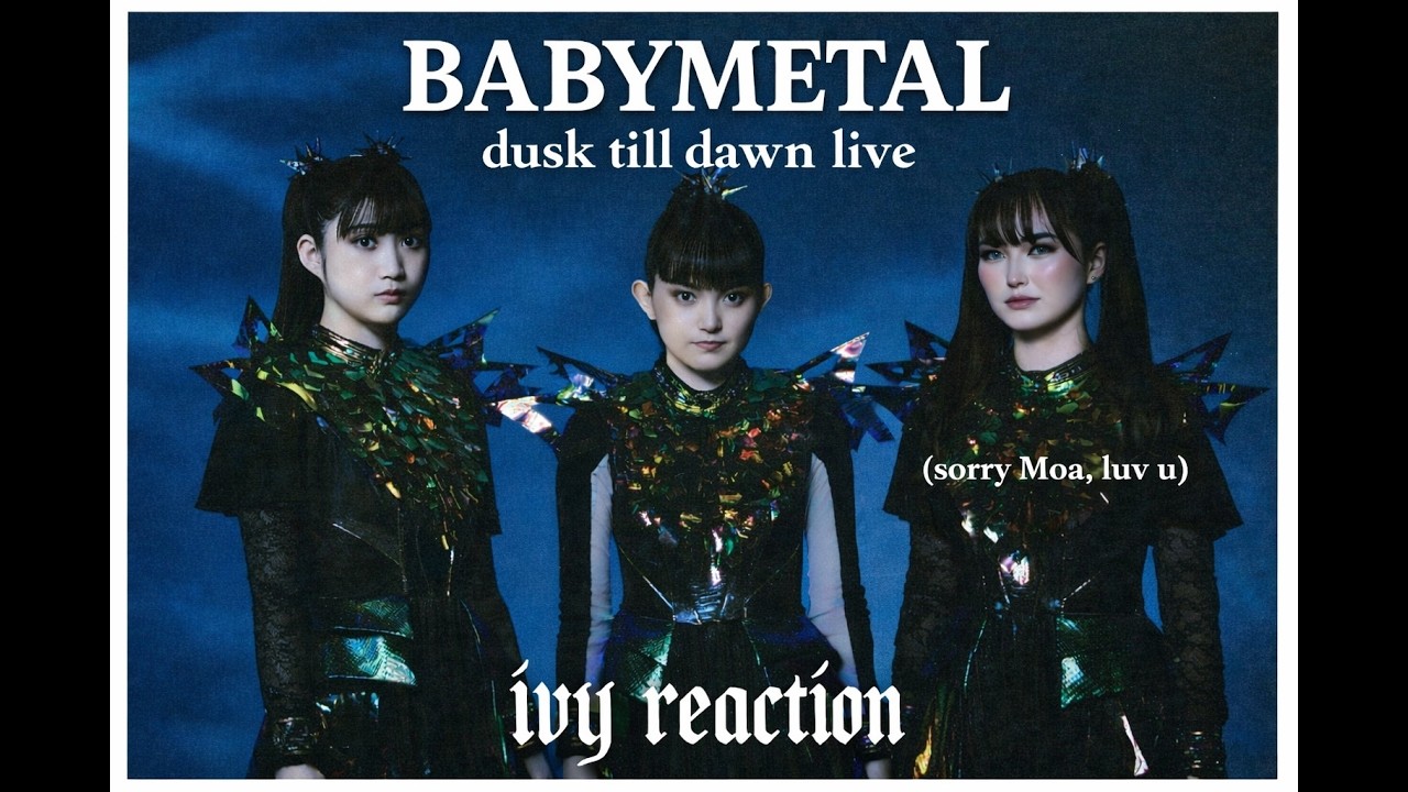 BABYMETAL –  From Dusk Till Dawn (Live) | Powerful & Dark Energy 🔥 | Ivy Reaction