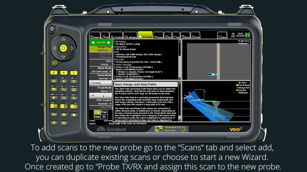 Veo3 - How to set up a Multi-Probe Scan