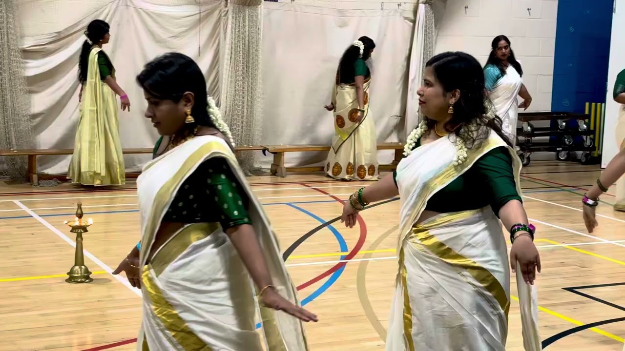 ✨ Thiruvathira Dance 2025 | Traditional Kerala Dance Performance 💃🌸 #onam #2025 #thiruvathira #dance