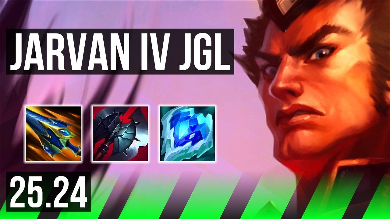 JARVAN IV vs SYLAS (JGL) | Perfect KDA: 10/0/11 | KR Master | 25.24