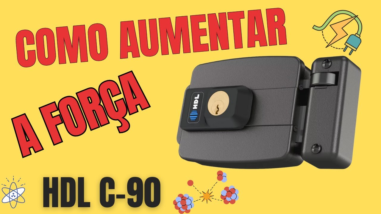 Fechadura fraca, aumente a força de acionamento super fácil.