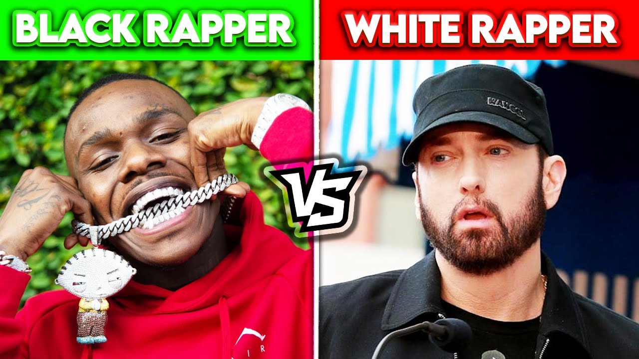 BLACK RAPPERS vs WHITE RAPPERS!