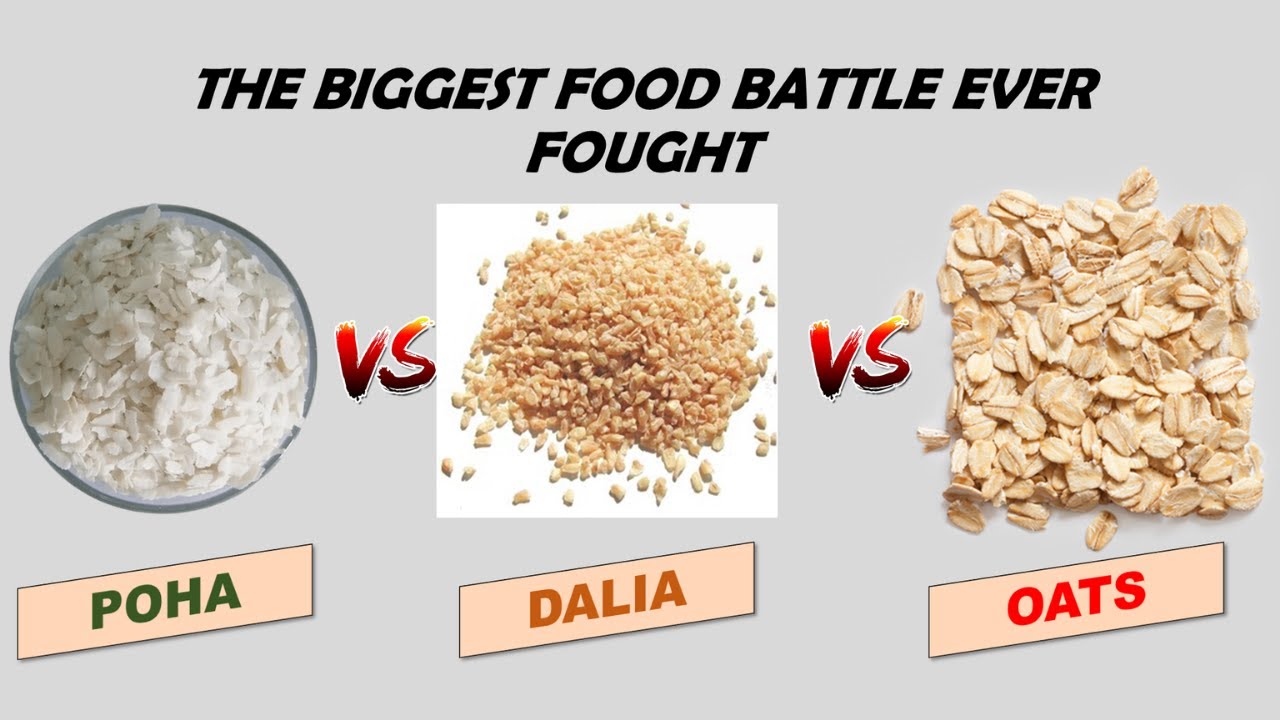 Poha Vs Dalia Vs Oats | Let's See Who Wins THIS EPIC BATTLE!!