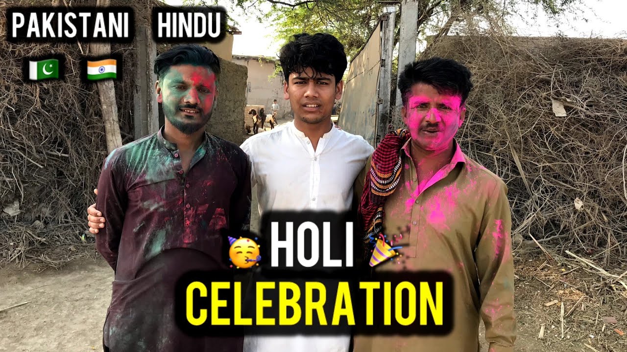 Holi Celebrate In Pakistani Hindu 🇵🇰 Grand|      Celebration 🥳 Vijay Mucky Vlogs ❤️2026