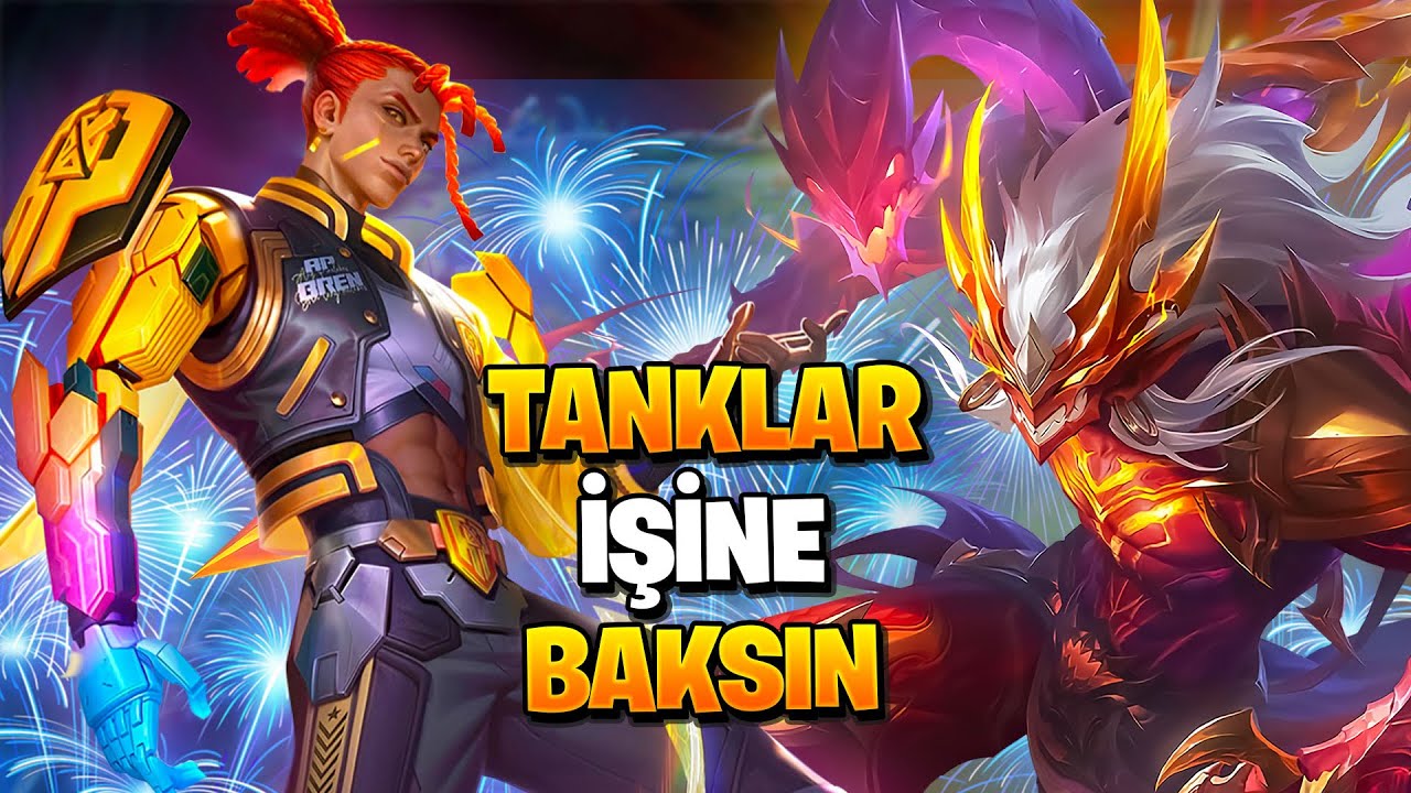 ALTIN KORİDORDAN ÇIKMAYAN TANKA HADDİNİ BİLDİREN MOSKOV VE BRODY - Mobile Legends