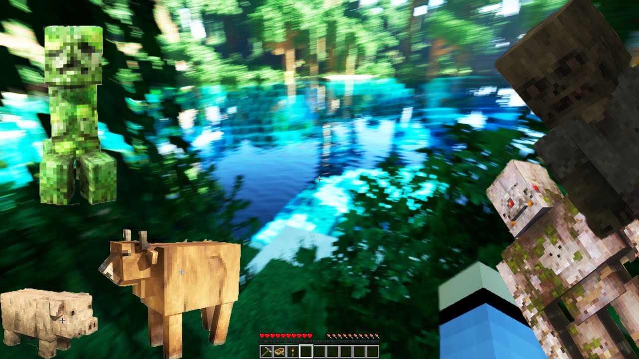 Incredibly realistic texture pack + shader 😱 (i can't believe my eyes)