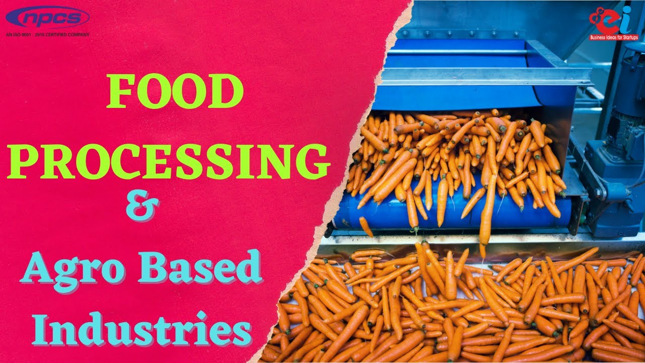Food Processing & Agro Based Industries.