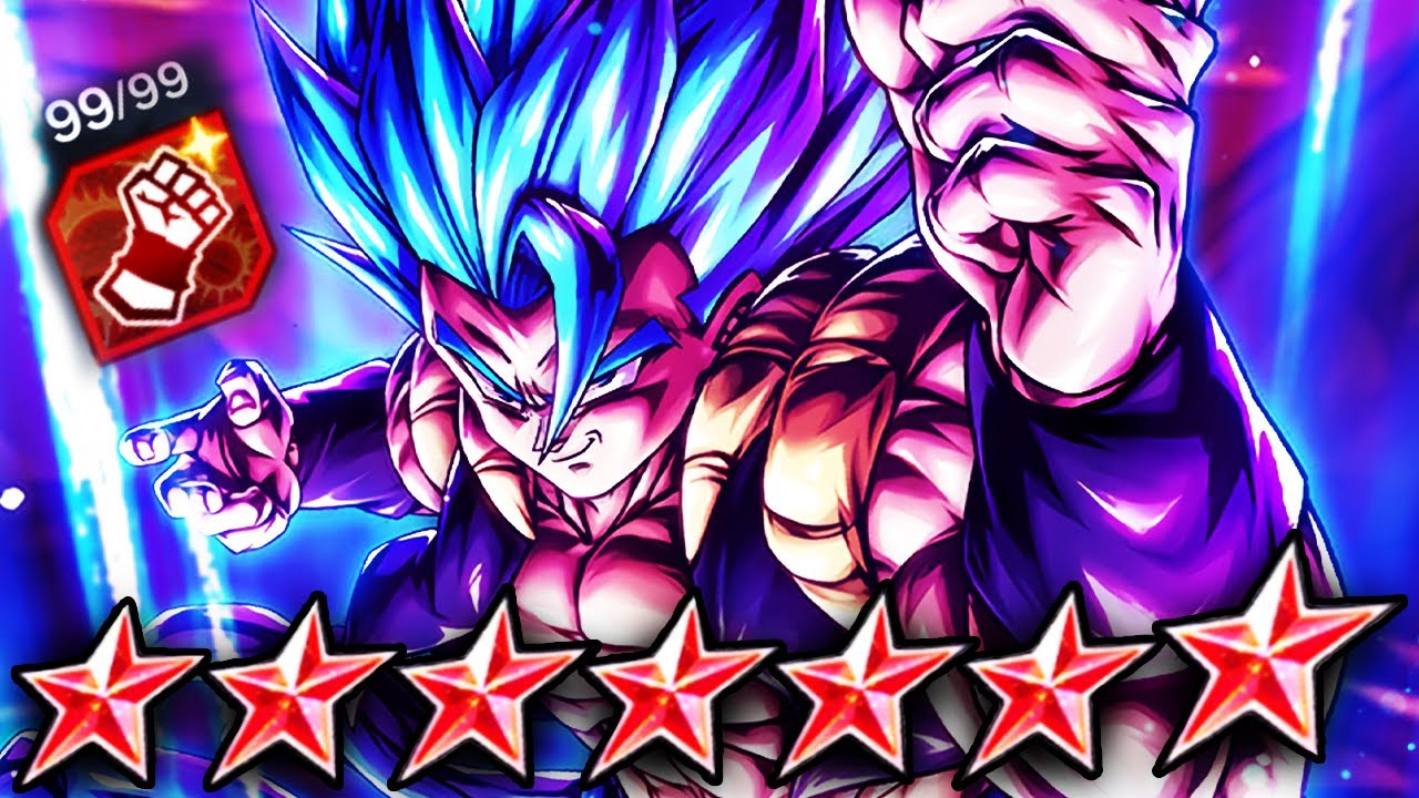 CHEAT CODE! LEVEL 99 STRIKE BOOST 14 STAR ULTRA GOGETA BLUE! - Dragon Ball Legends
