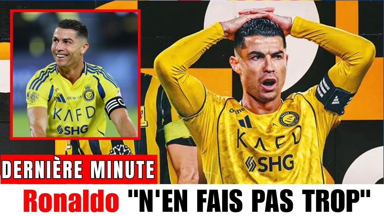 Ronaldo MENAC&Eacute; par l'Arabie Saoudite ? L'Avertissement Choc du PIF ! 🚨