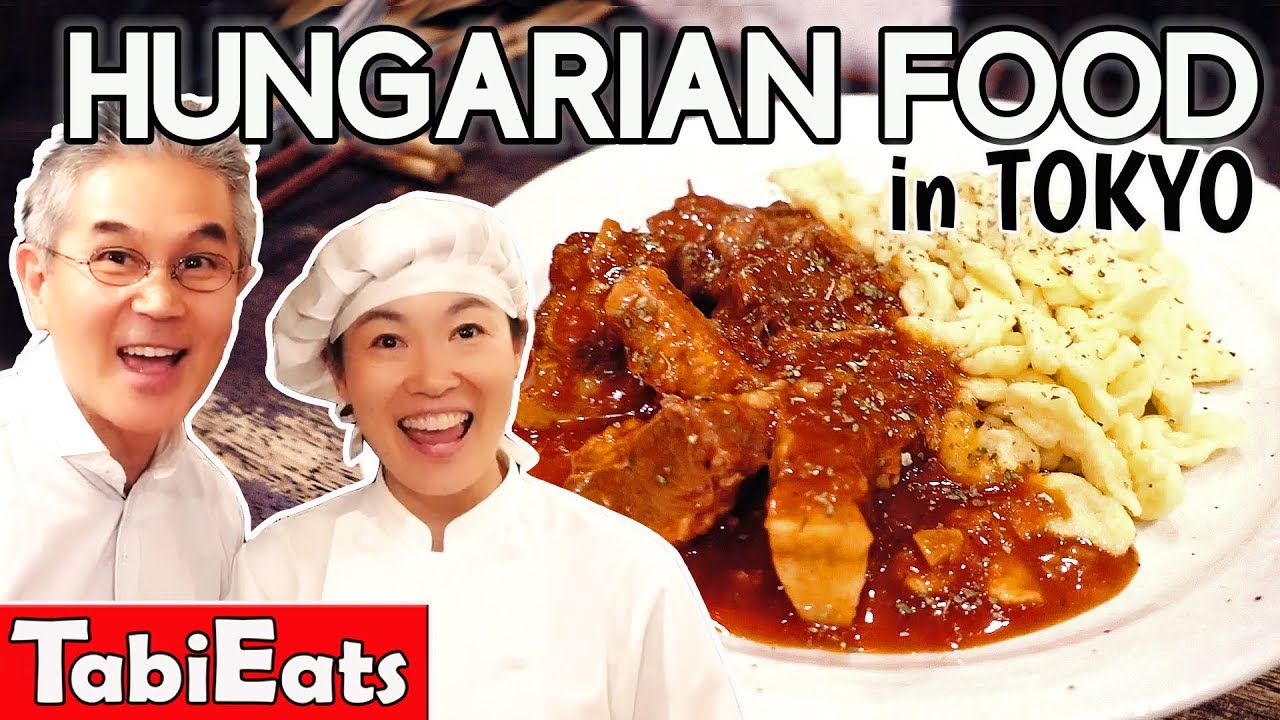 Trying HUNGARIAN FOOD for the First Time in TOKYO!
