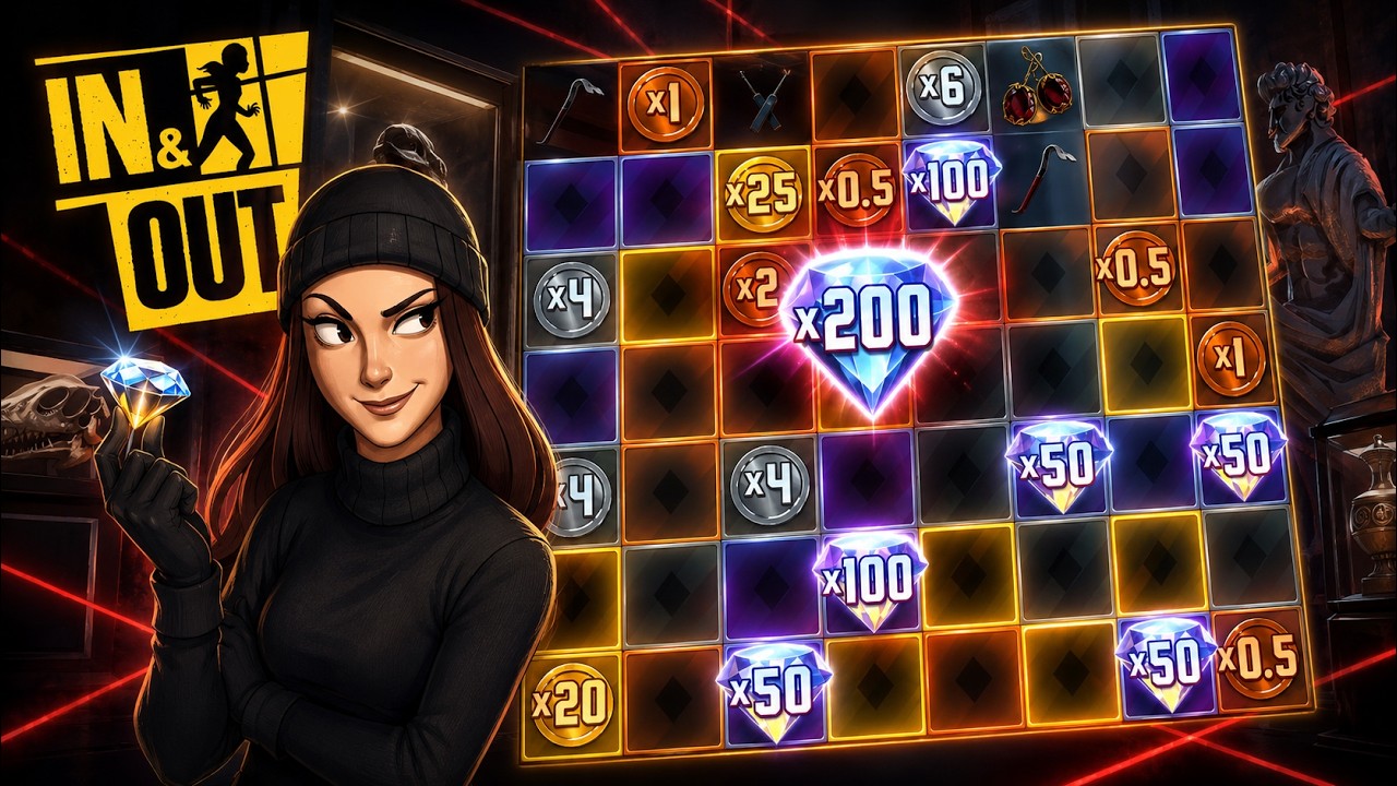 In and Out | Super Bonus Buy | NetEnt | Demo
