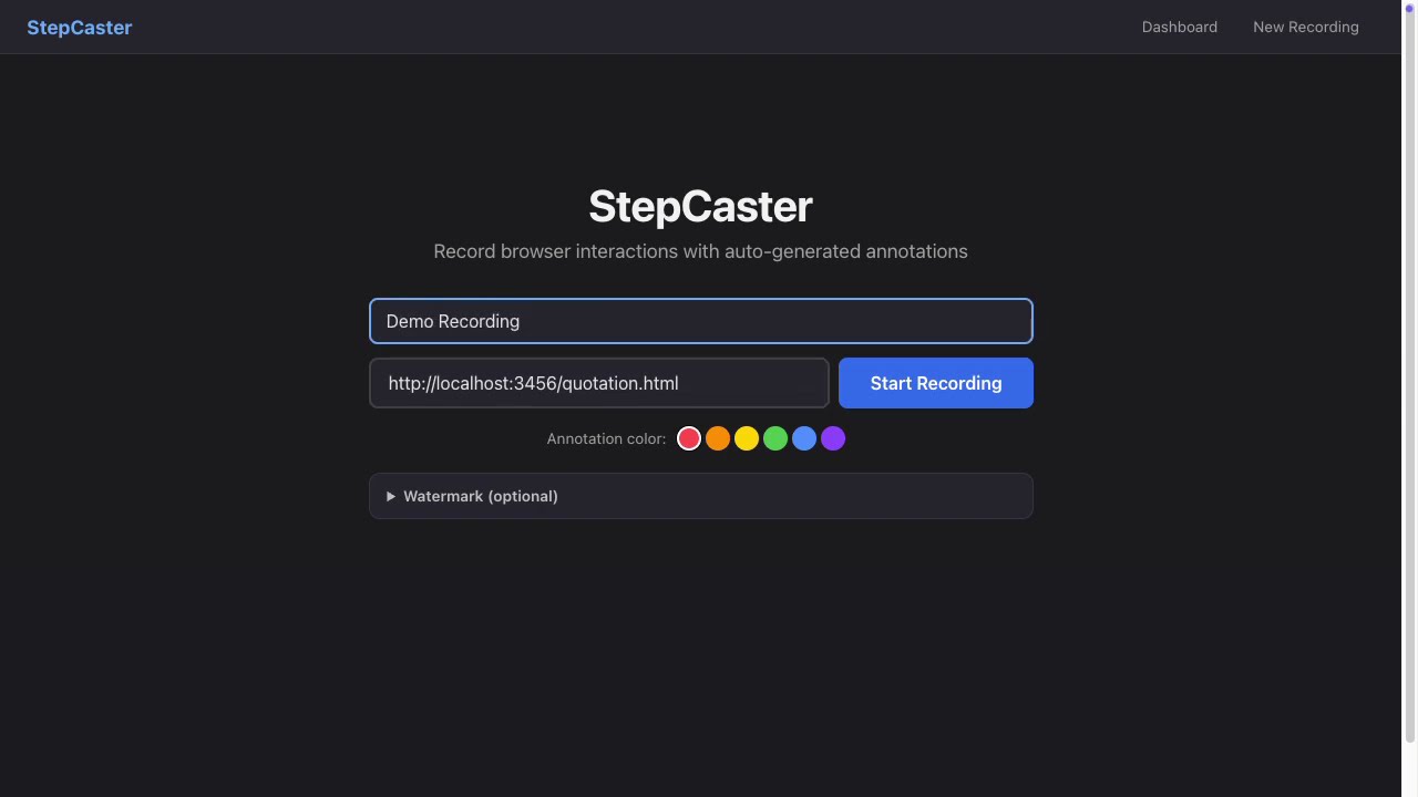 Demo:Automation:Turning One Human Validated Screen Recording into Automatic Step by Step Process Doc