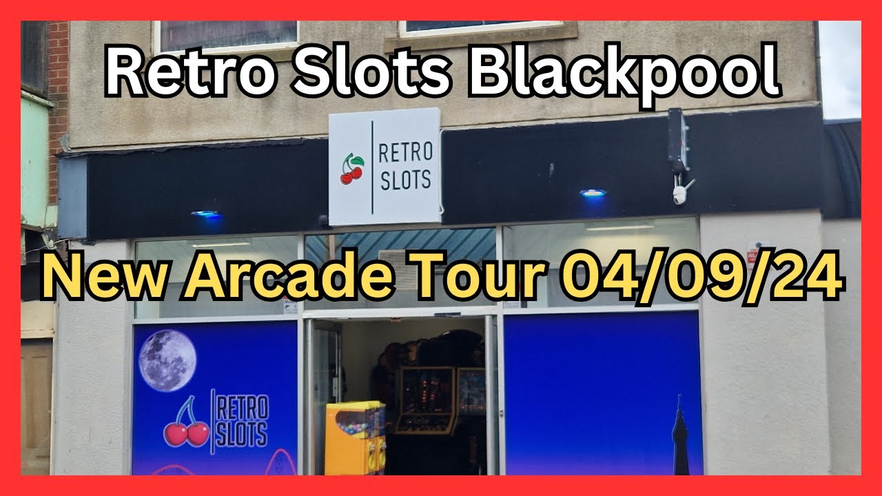 RETRO SLOTS Blackpool - Classic Fruit Machine Amusements Arcade Walk Through Tour