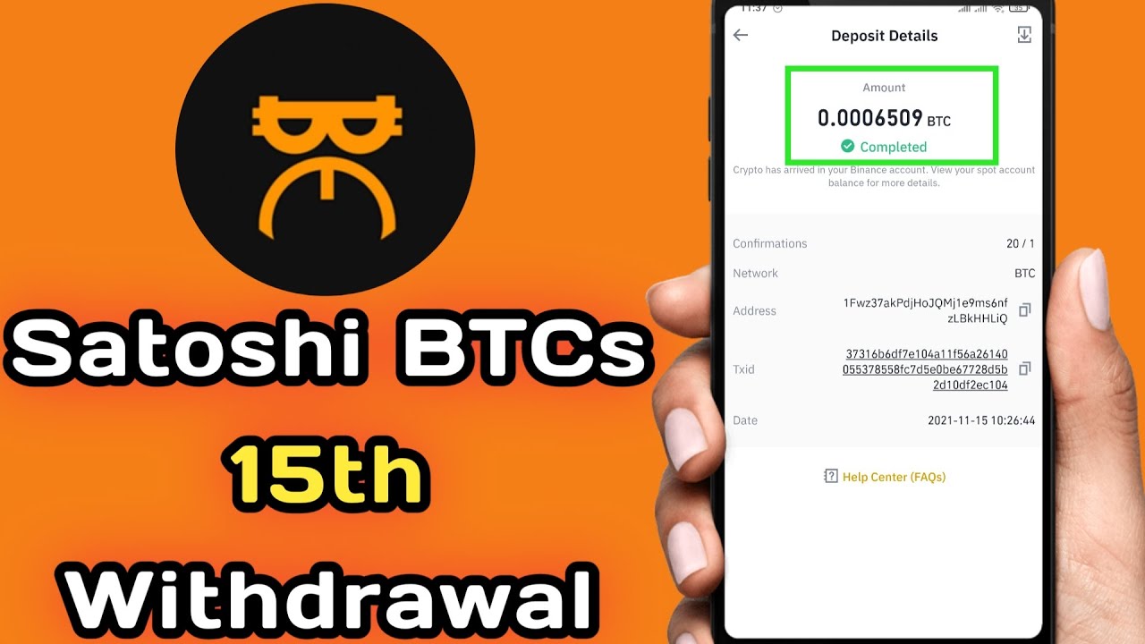 How to Withdraw from Satoshi BTCs Mining App - 15th Withdrawal - CORE Mining