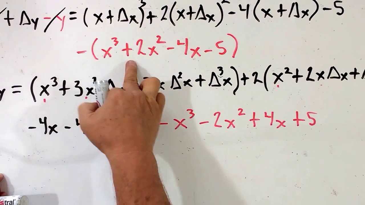 REGLA GENERAL DE LA DERIVACION PARTE II y=X3+2X2 4X 5  DERIVACION POR INCREMENTOS  DERIVADAS