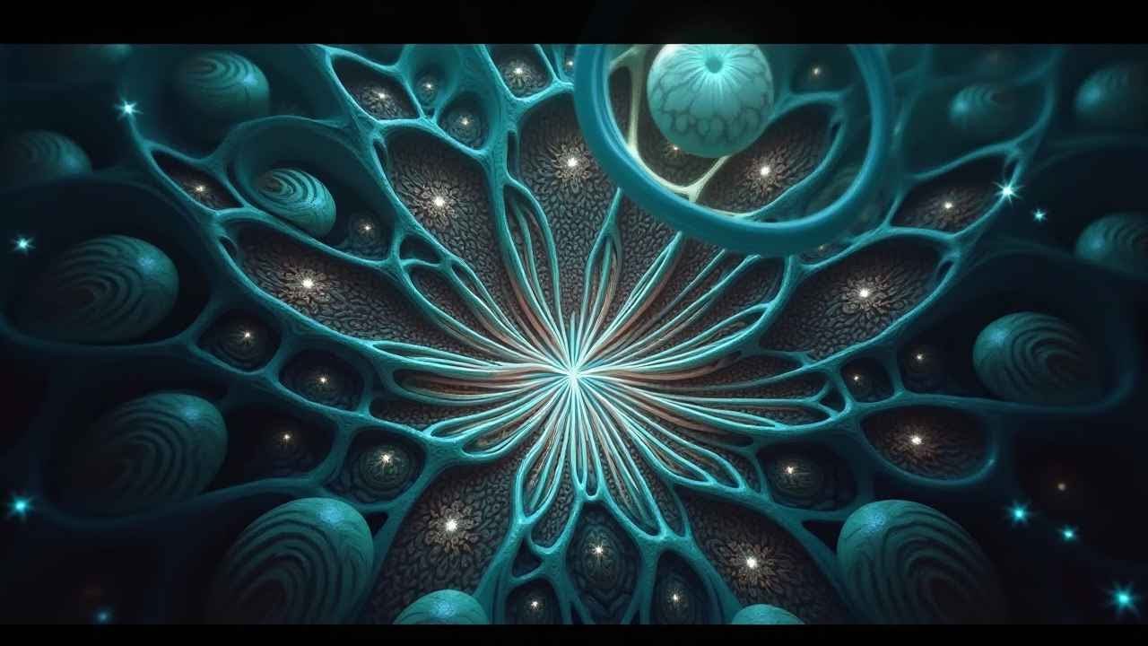 3D Fractal Zoom Ep.01, AI generated Psychedelic Trippy Animation