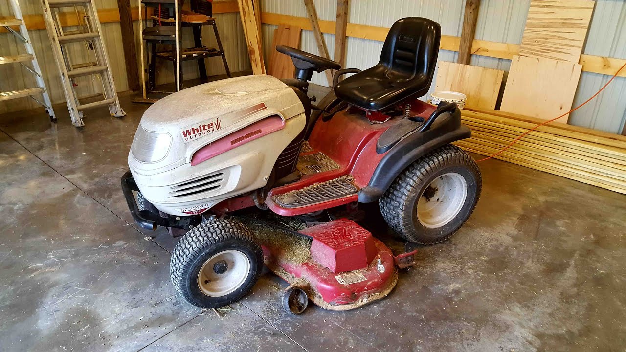 Steering repair on White Outdoor Lawn Mower by MTD