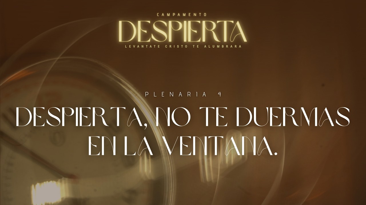 DESPIERTA, NO TE DUERMAS EN LA VENTANA - Pastora Alma Ayala