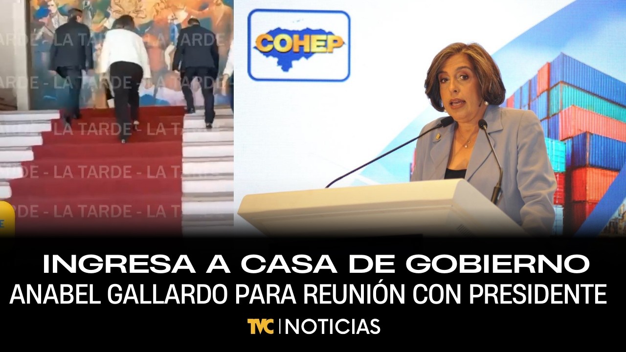 Ingresa a casa de Gobierno Anabel Gallardo para reunión con presidente Nasry Asfura