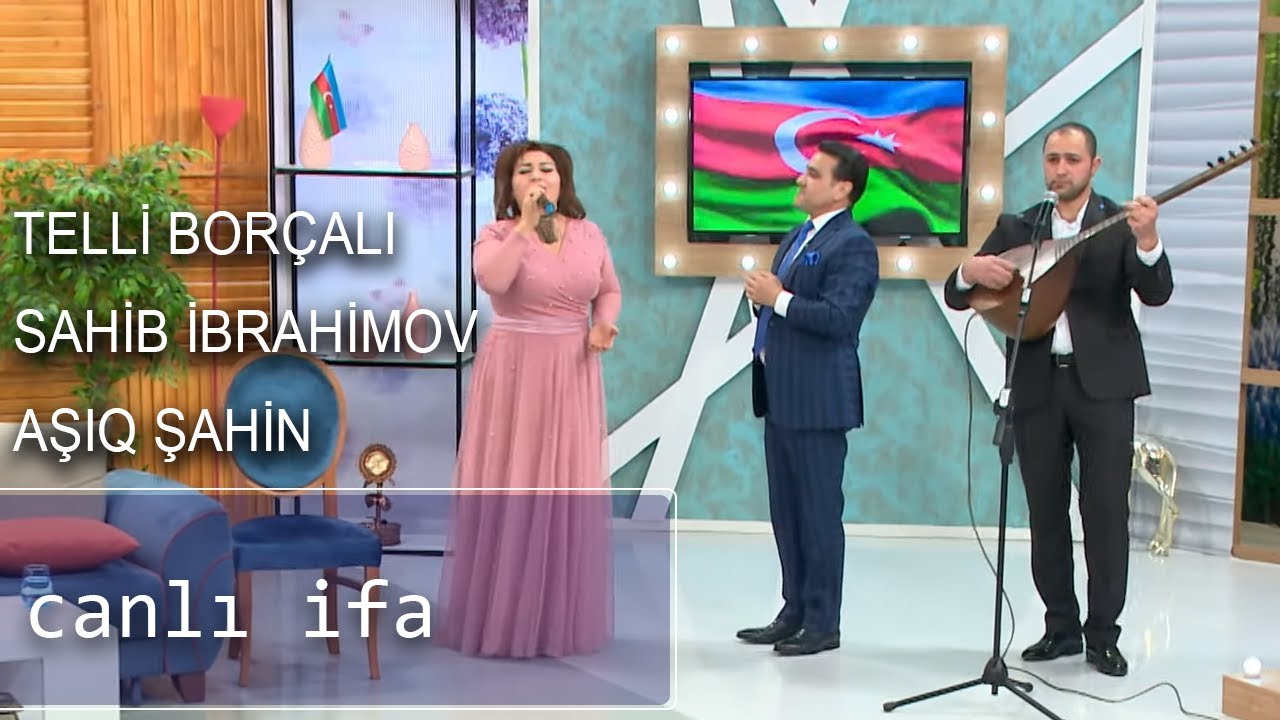 Telli Borçalı, Sahib İbrahimov, aşıq Şahin - canlı ifa (Birə-Bir)
