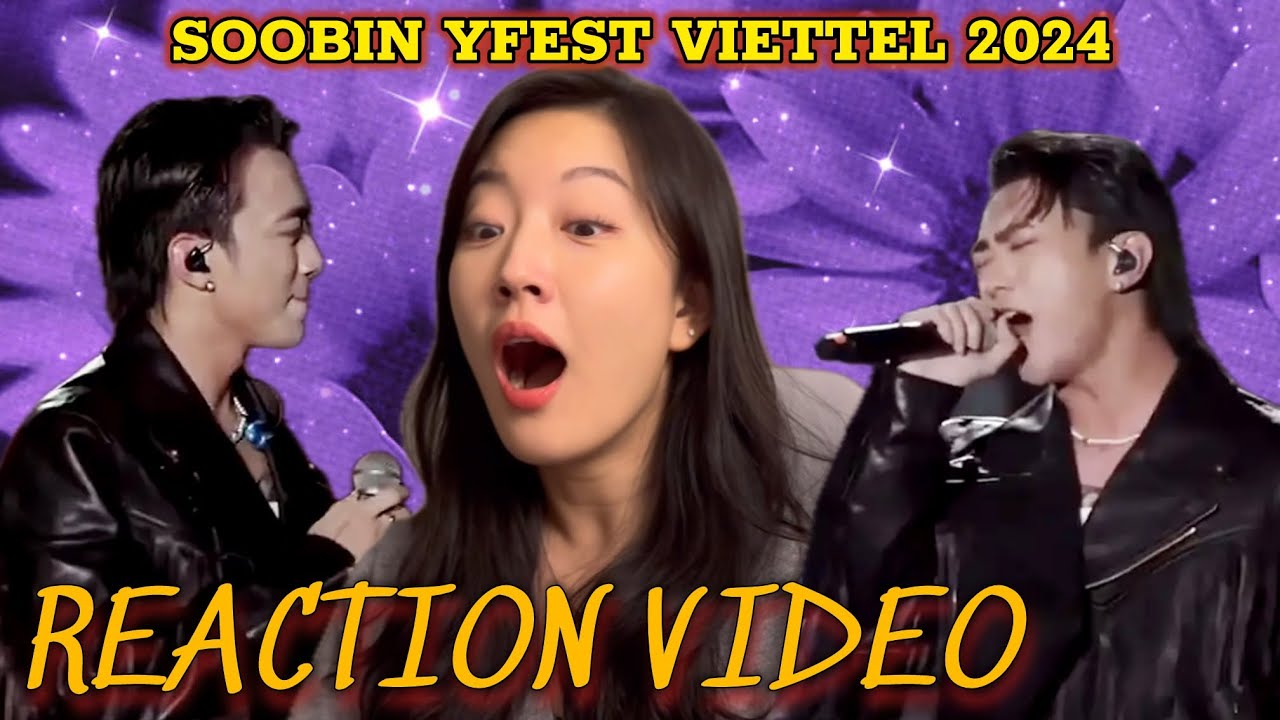 SOOBIN 2024 YFEST VIETTEL REACTION💜🔥