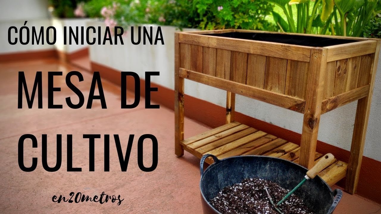 Cómo iniciar tu MESA DE CULTIVO: huerta en 🏡 (tutorial IMPRESCINDIBLE) || en20metros