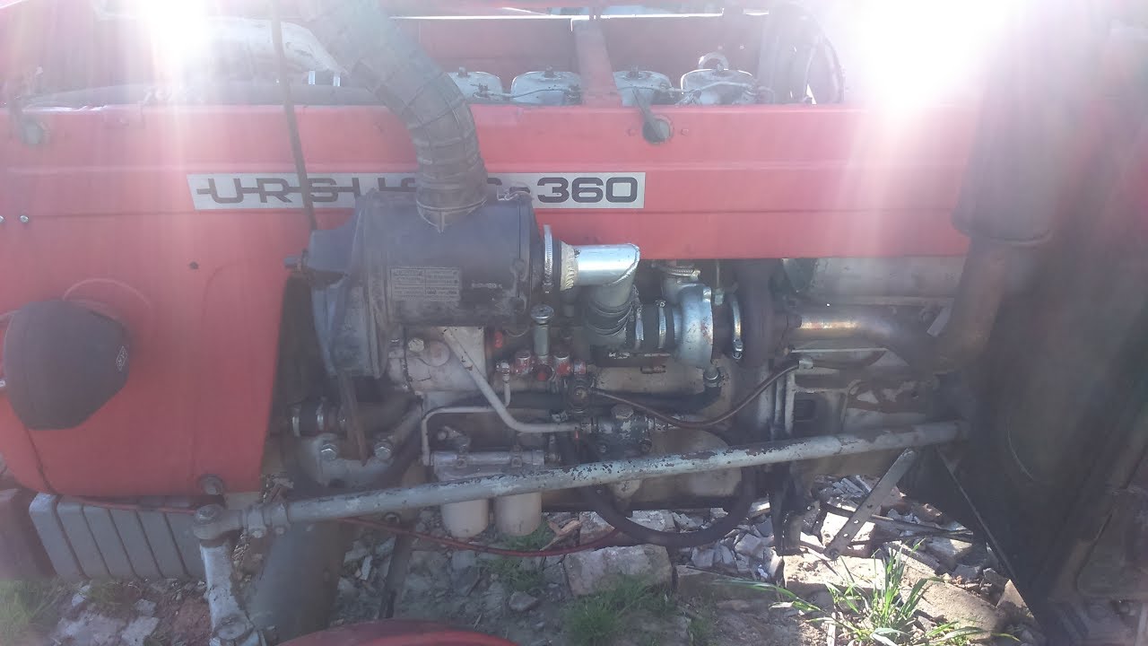 Ursus C-360 Turbo - Montaż, intercooler, chłodnica oleju