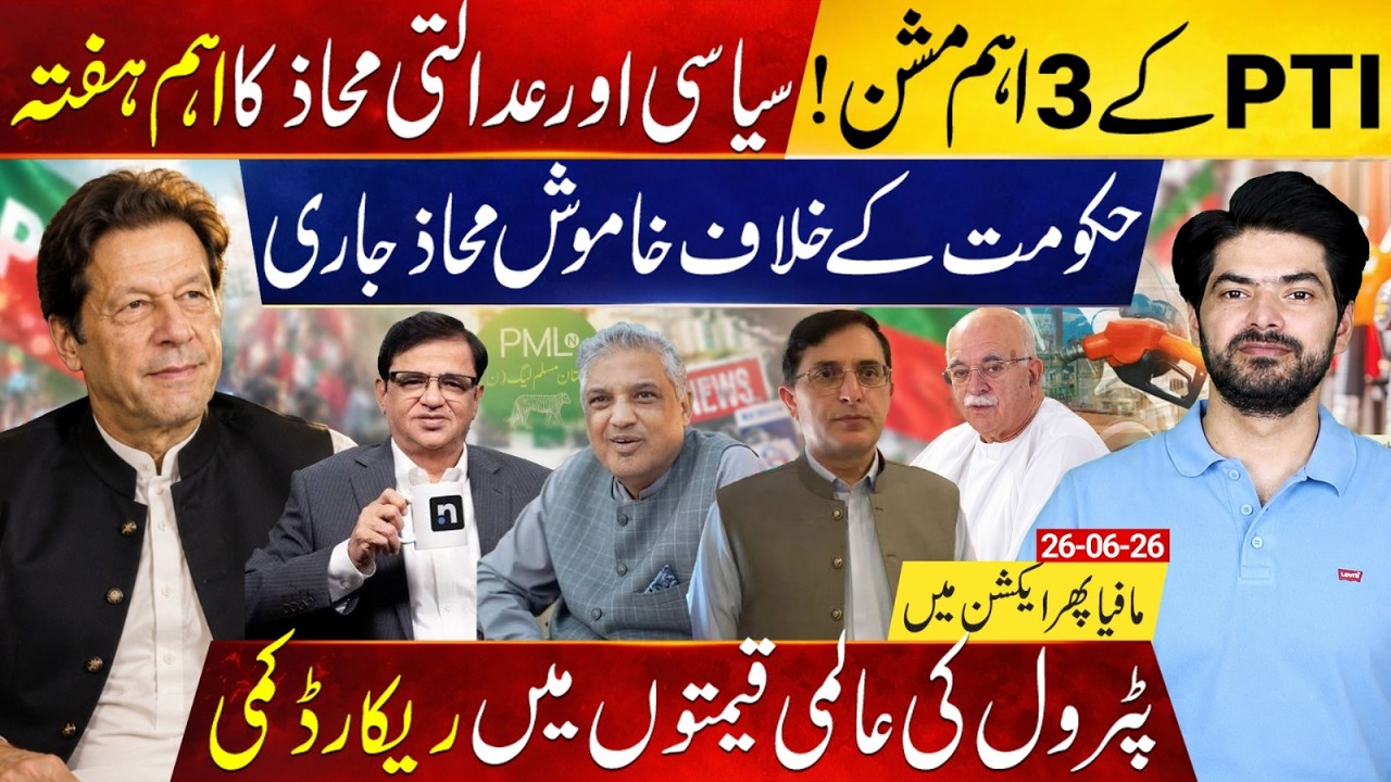 PTI's Big Week Begins: Three Key Missions | Global Oil Prices Hit Record Low