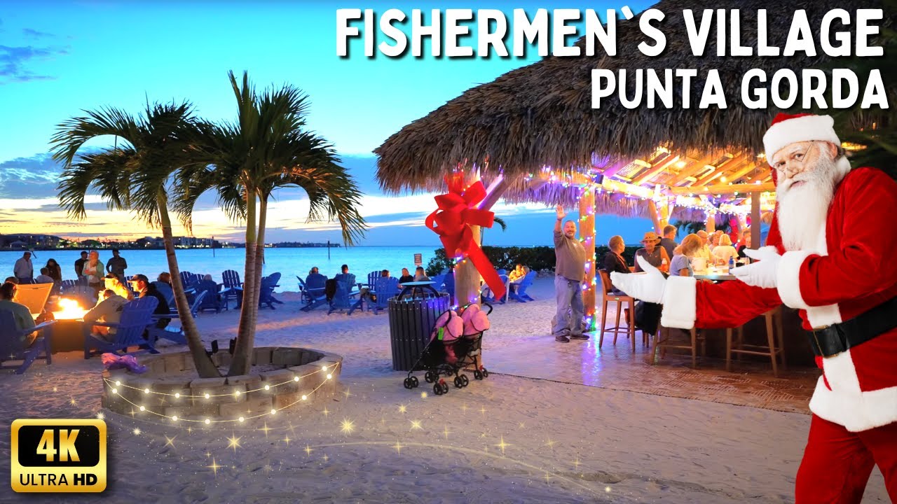 Punta Gorda Florida - Fishermen's Village at Christmas