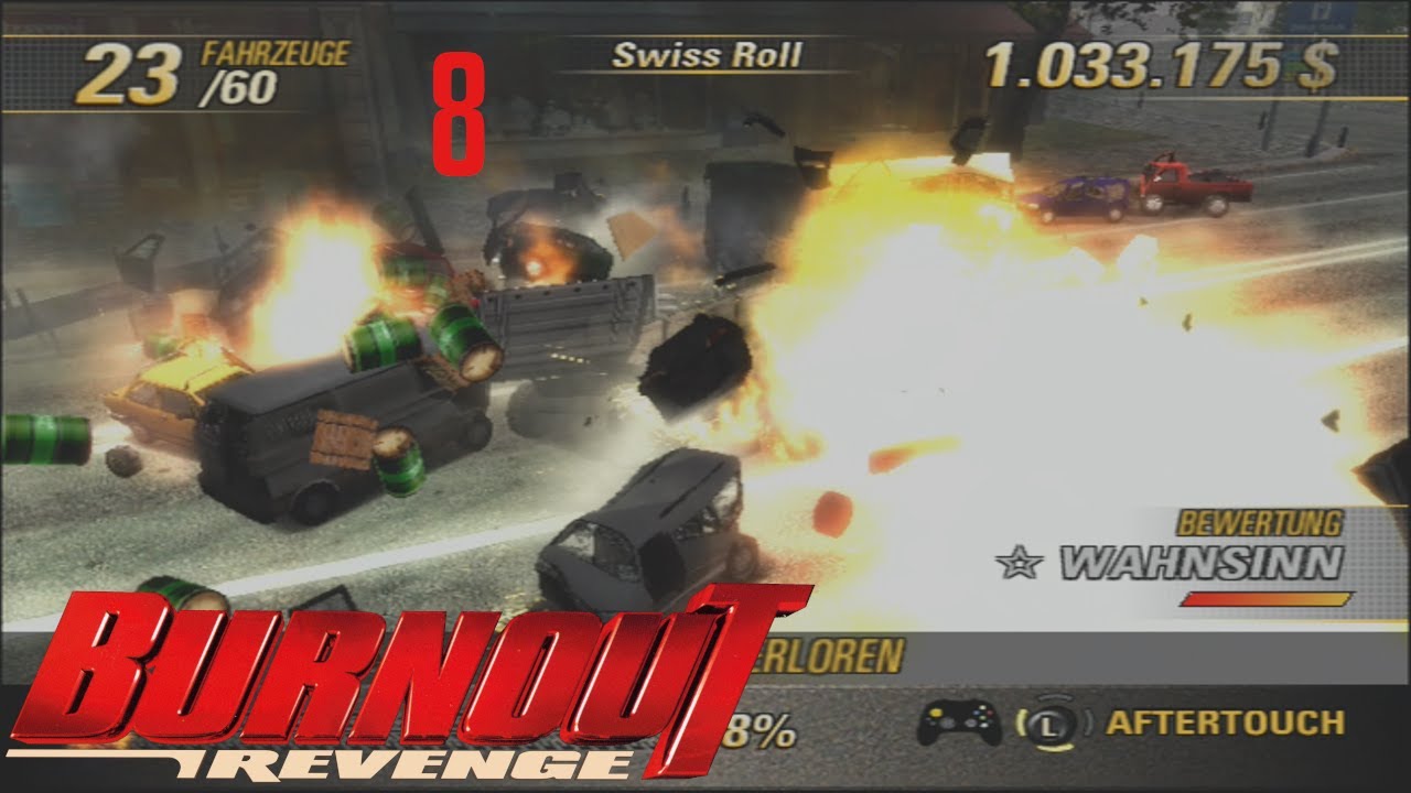 Burnout Revenge - 8 - Brennender Skiort