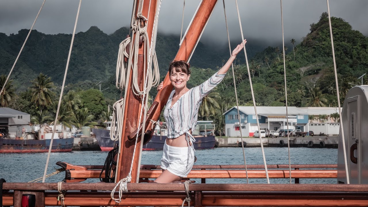 This Sailboat will BLOW YOUR MIND! The Not-So-Lost Art of Polynesian Navigation || Cook Islands
