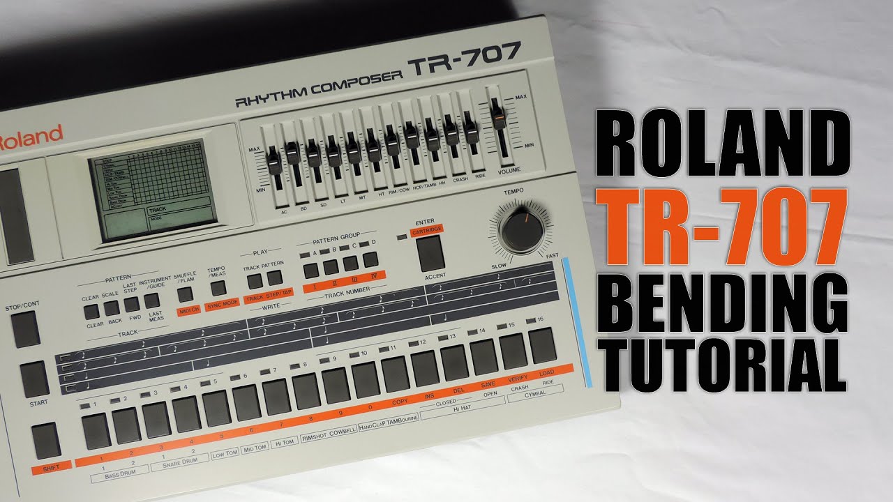 Roland TR-707 Bending : Tuto FR