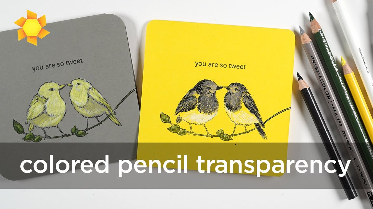 Are colored pencils transparent?