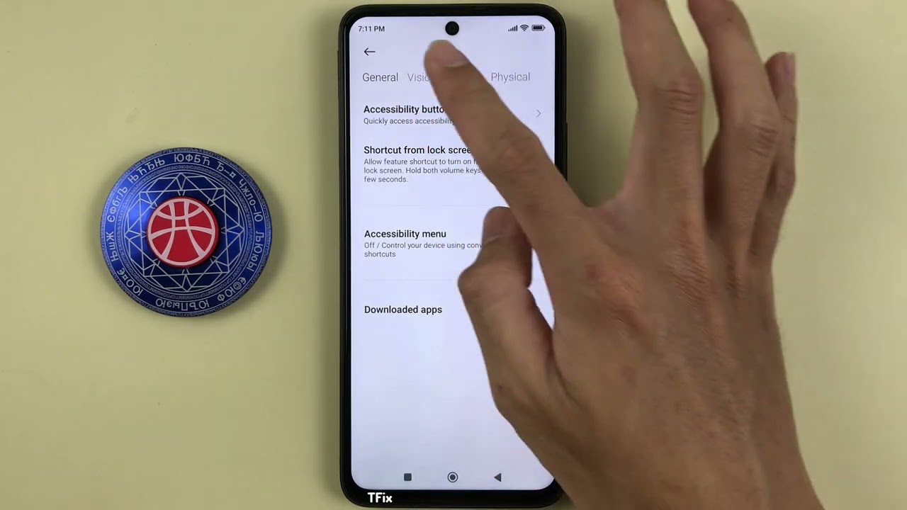 Большой указатель мыши на Xiaomi Redmi 12 Android 13