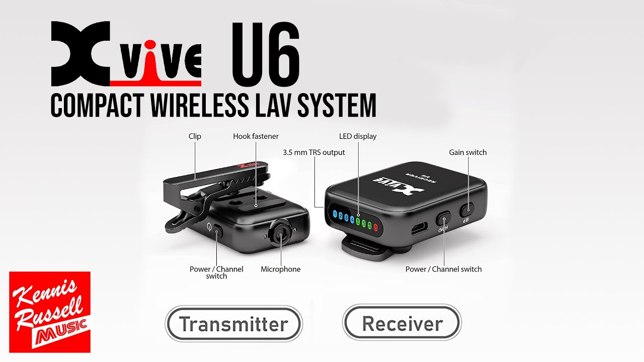 XVIVE U6 Compact Wireless Lav Mic | Review & Demo