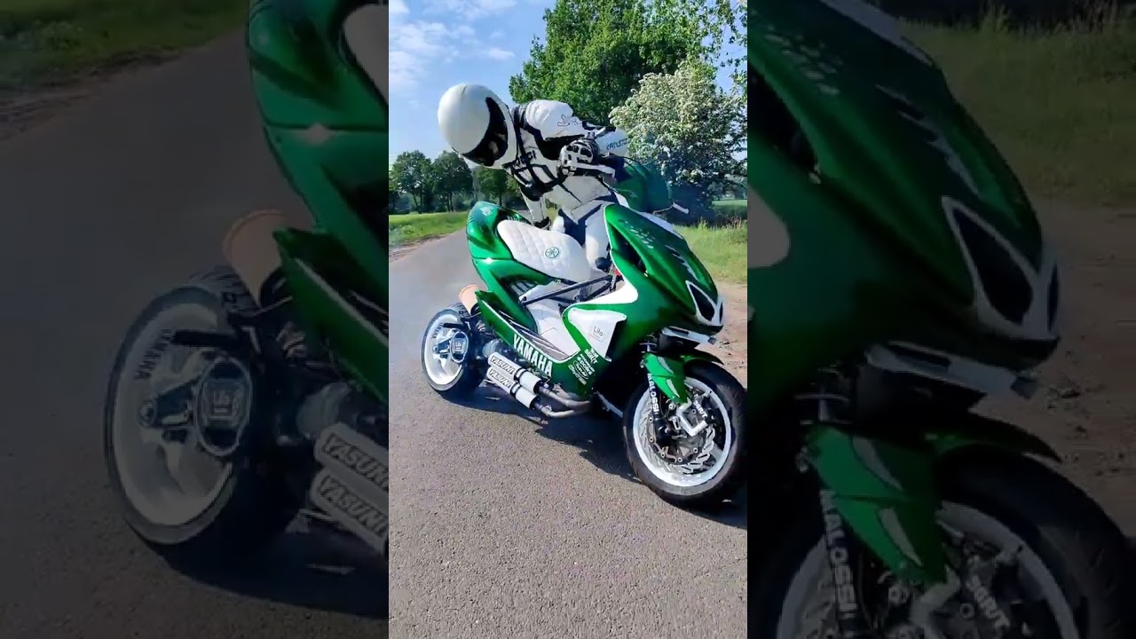 Twin Cylinder Aerox by @LiloScooterPerformance
