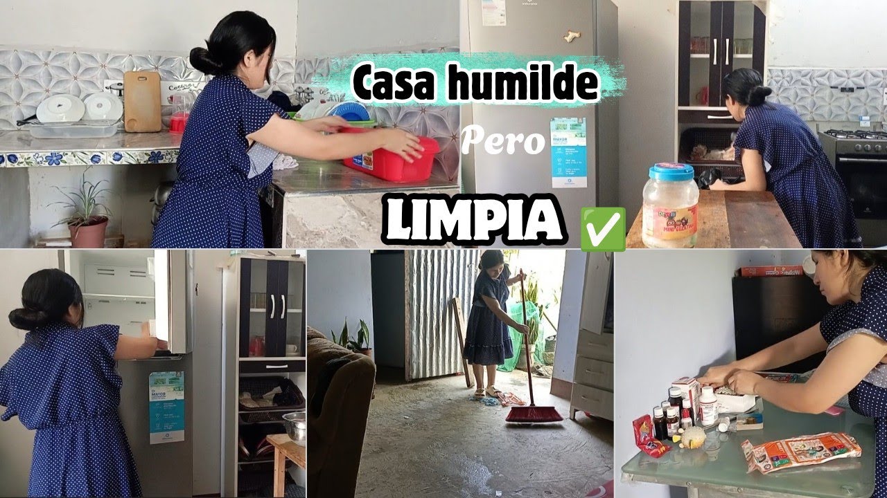 CASA HUMILDE pero LIMPIA 💯🧹Limpieza Extrema de mi Casa 🏡 motivación 💪#limpiaconmigo #limpieza 
