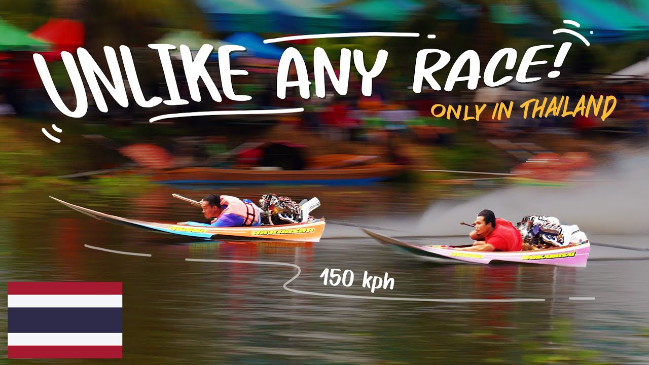 Longtail Boat Race! Thailand’s Most Extreme Traditional, 1hr. from Bangkok 