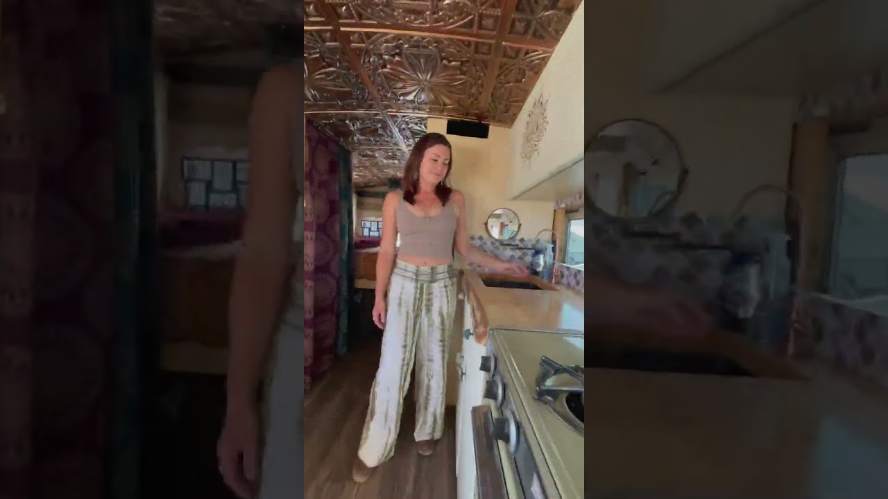15 Second 5 Window Short Bus Tour (Solo Female) #skoolie #bustour #skoolieconversion #buslife