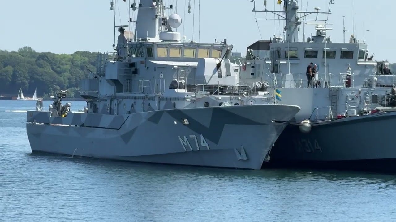 Minensuchboot KULLEN (M 74) Marinest&uuml;tzpunkt Kiel Open Ship 21.6.2025