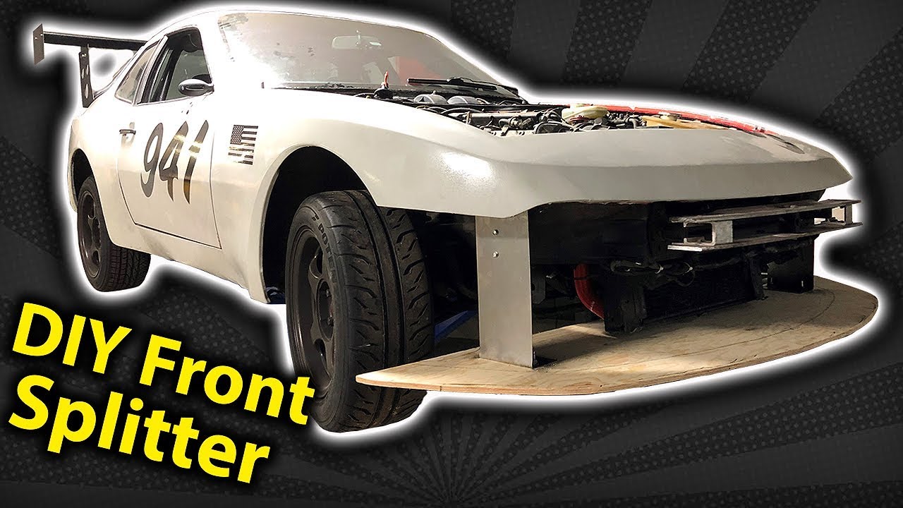 DIY (wood?) Front Splitter - Porsche 944 Race Car