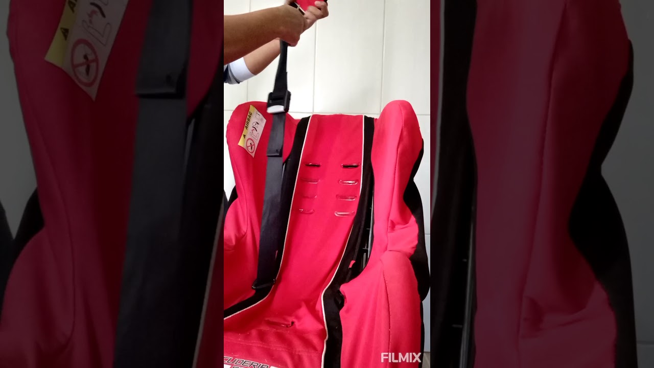 Como desmontar e montar o forro da cadeirinha ferrari cosmo