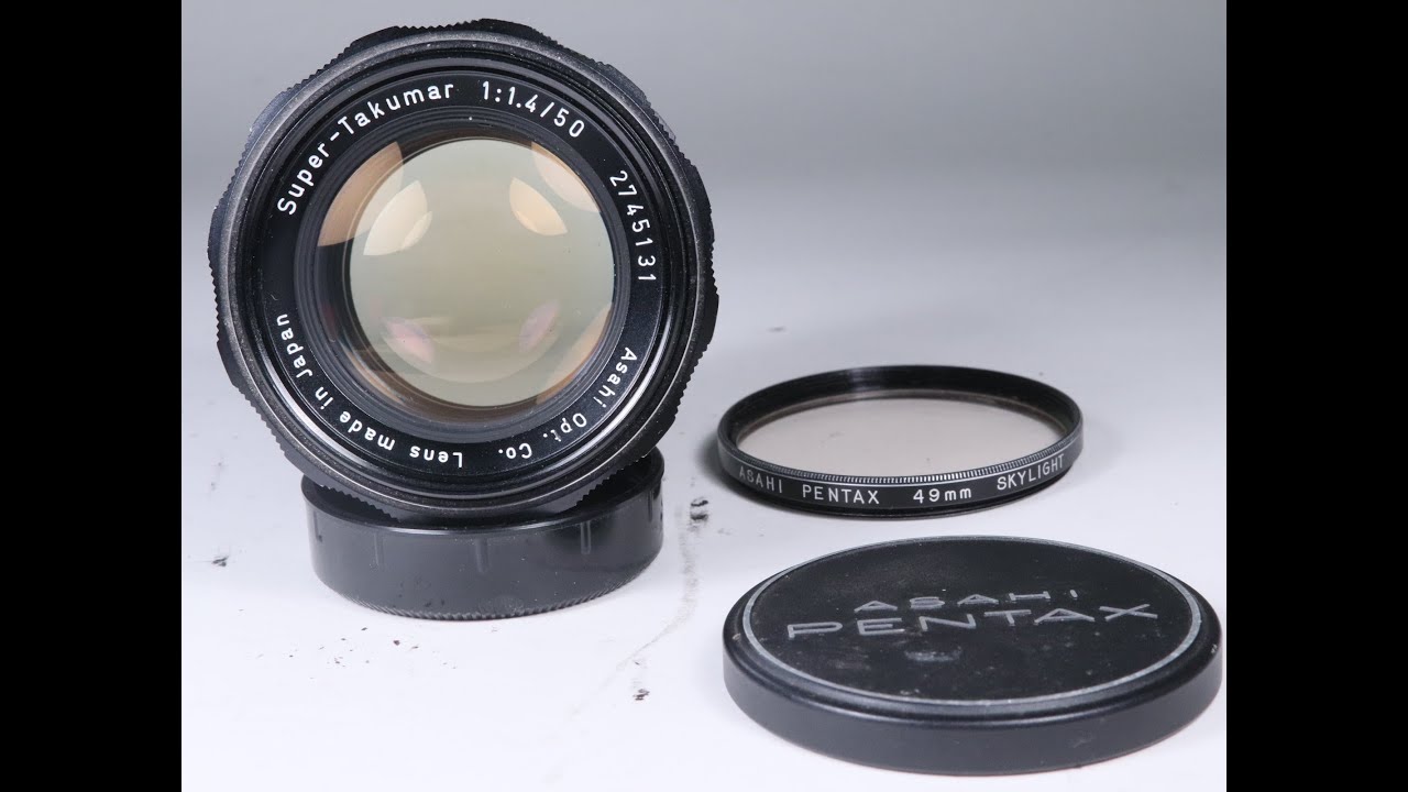Asahi Optical Super-Takumar 50mm F1.4 Prime SLR Camera Lens with M42 Screw Mount