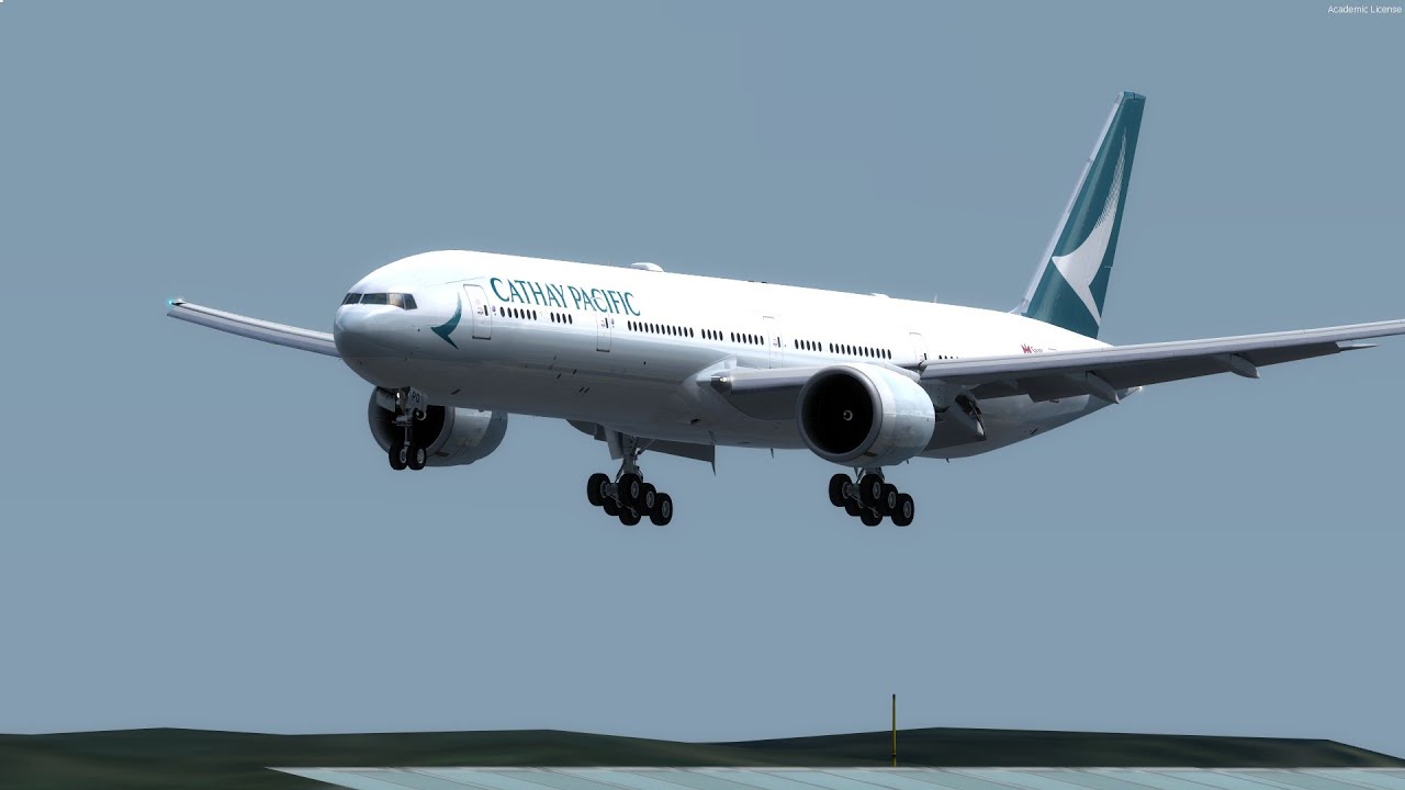 P3D | Cathay Pacific CX739 Hong Kong to Singapore | PMDG Boeing 777-300ER | 國泰航空 香港-新加坡 Approach 進場