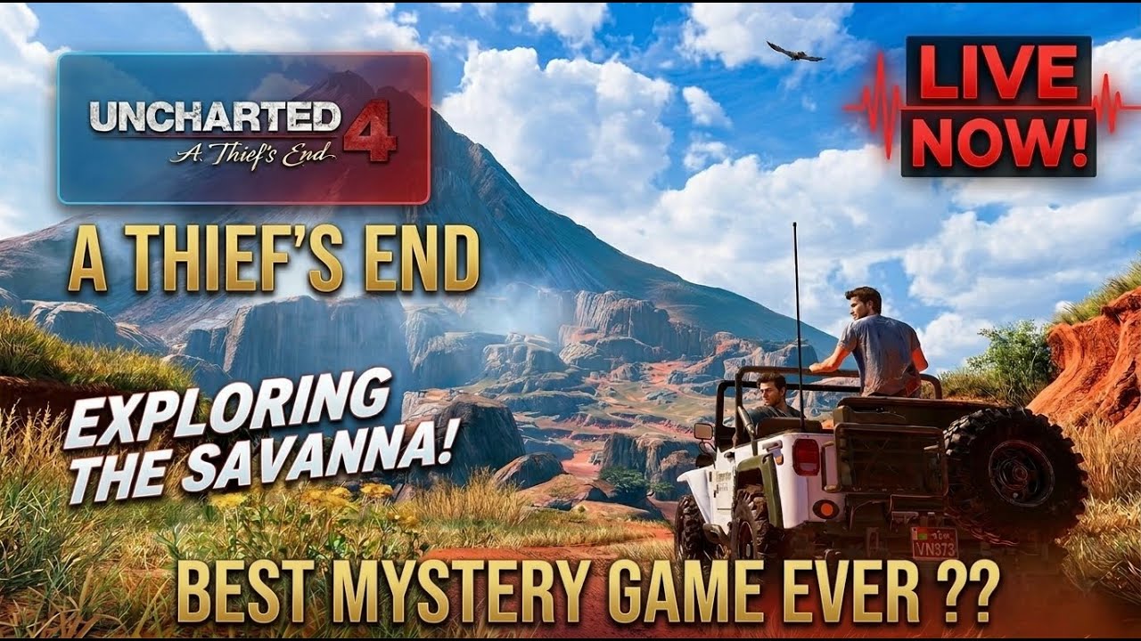 UNCHARTED 4 | LIVE 🚨 | BEST MYSTERY GAME ??