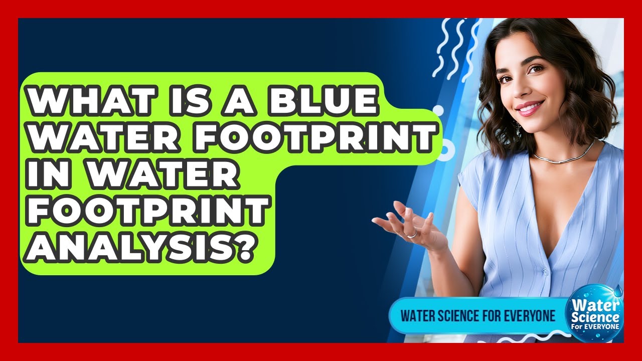 What Is A Blue Water Footprint In Water Footprint Analysis? - Water Science For Everyone