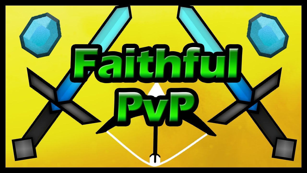 MINECRAFT PVP TEXTURE PACK - REALISTIC FAITHFUL EDIT 1.7.X/1.8.X