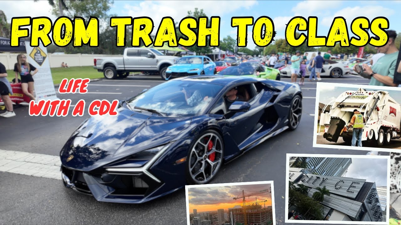 From Trash Truck To Inside Miami’s Luxury Life: Supercar Saturday & High-End Condo Shopping