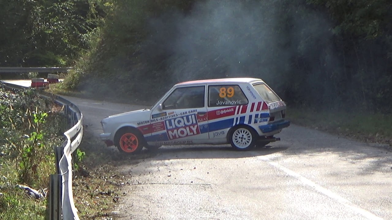 Petar Jovanovic - Brdska trka Miroc 2020 - Zastava Yugo 55 hibrid - izletanje (crash)
